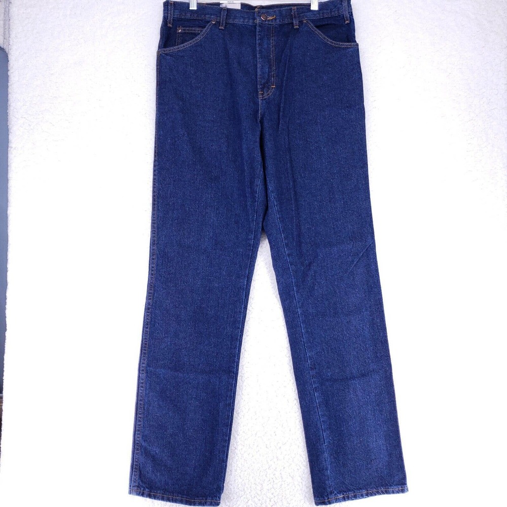 Dickies Regular Fit Straight Leg Work Blue Jeans Men Size 36W x 36L Denim Pants